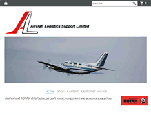 Tablet Screenshot of aircraftlogistics.co.nz